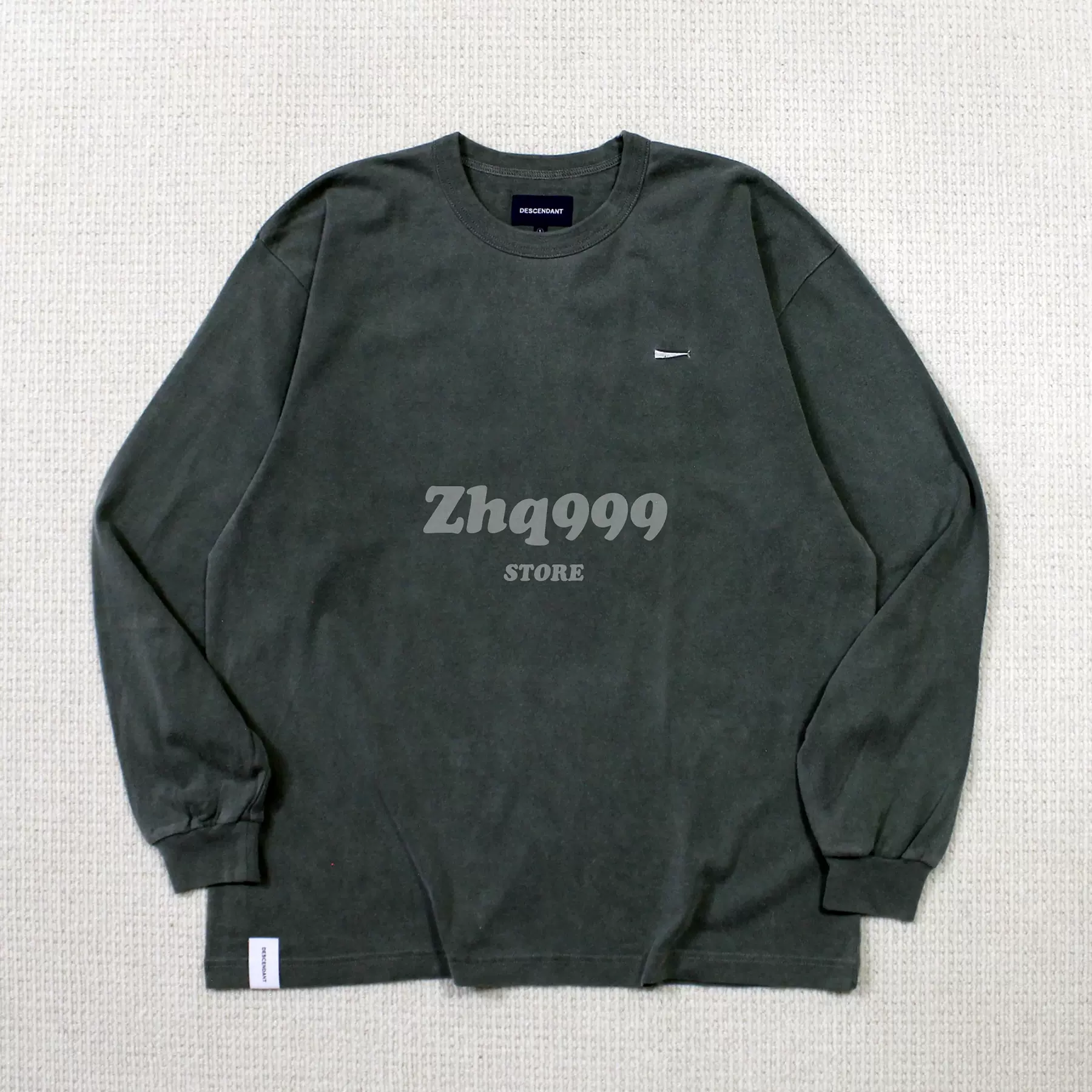 折扣现货WTAPS KATZ CREW NECK/COPO重磅刺绣拼接字母卫衣20AW-Taobao