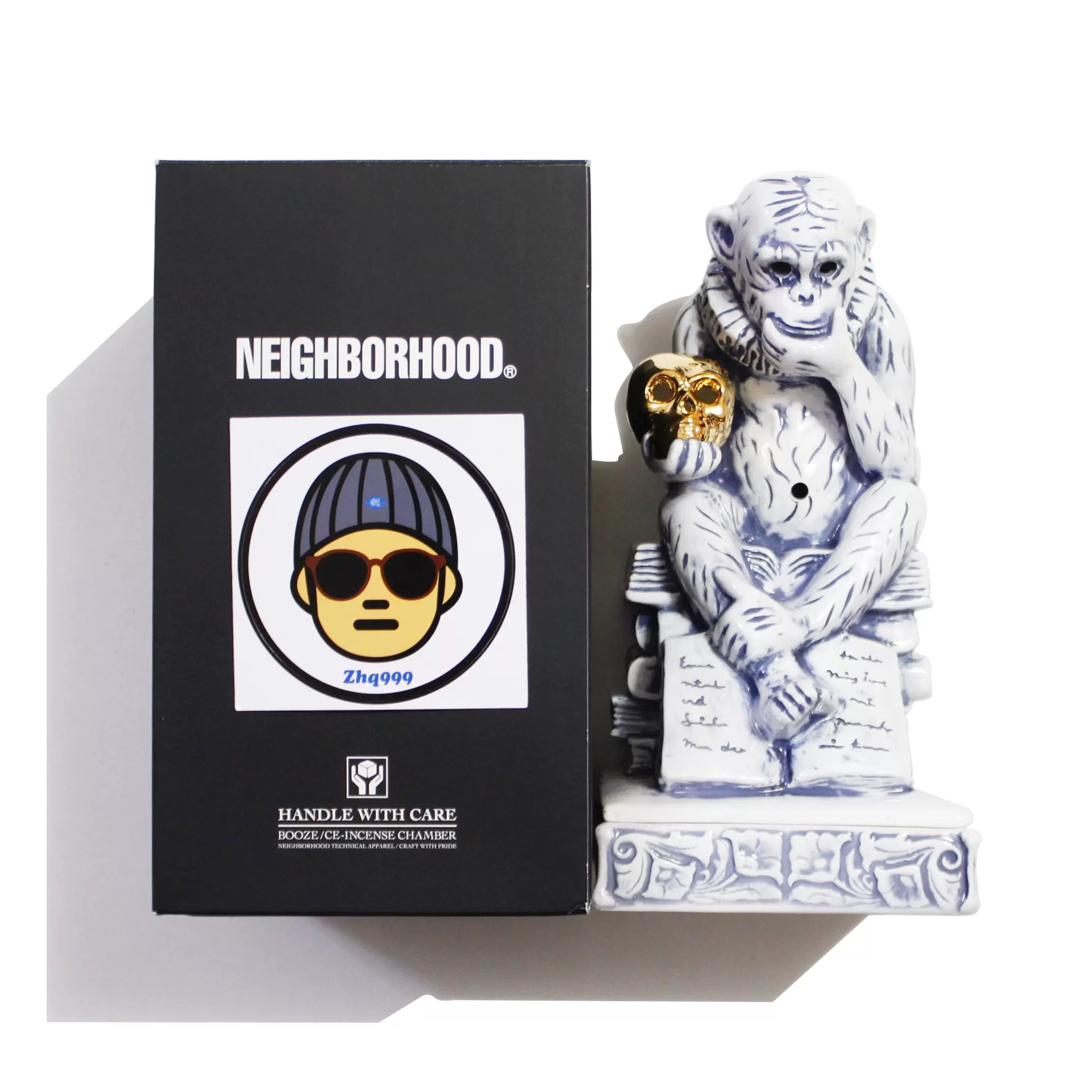 现货 NEIGHBORHOOD BOOZE CE-INCENSE CHAMBER猴子骷髅香炉20AW-Taobao