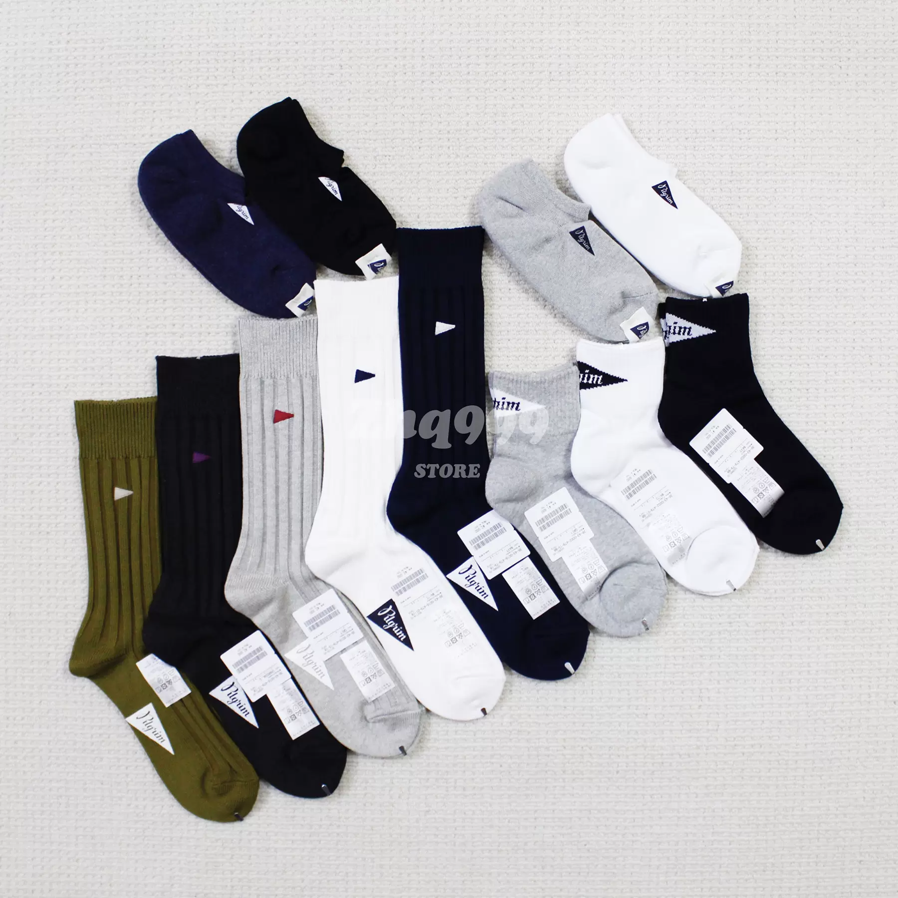 现货WTAPS SOX/SOX/POAC坐标经纬度字母提花男士长筒袜袜子21SS-Taobao