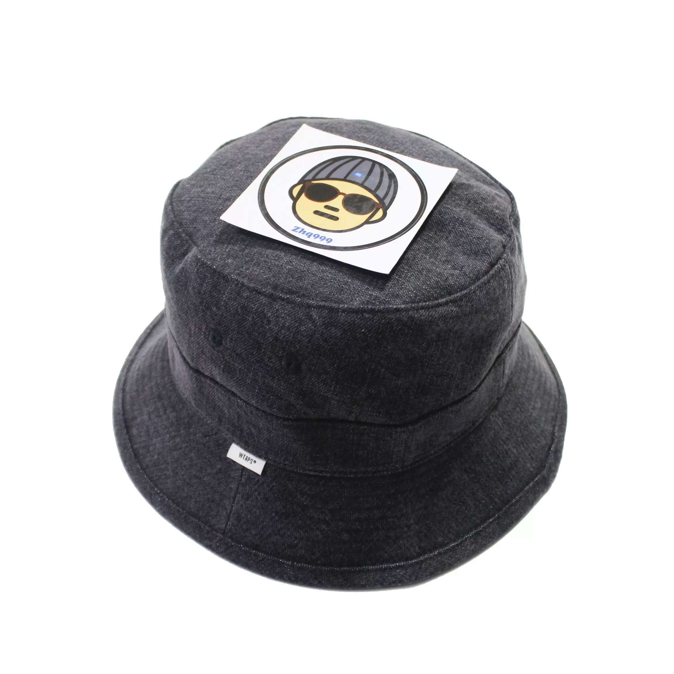 現貨WTAPS BUCKET 02 HAT COTTON DENIM牛仔丹寧桶帽漁夫帽21AW-Taobao