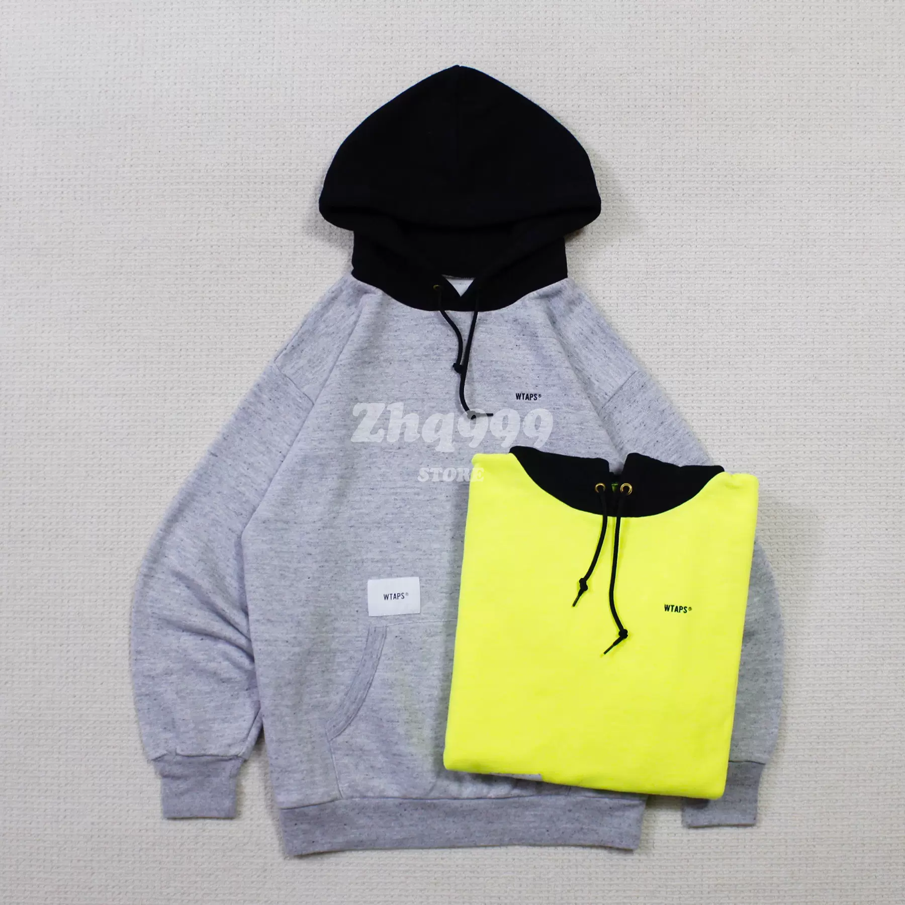 折扣現貨WTAPS KATZ HOODED/COPO重磅復古拼接刺繡字母帽衫20AW