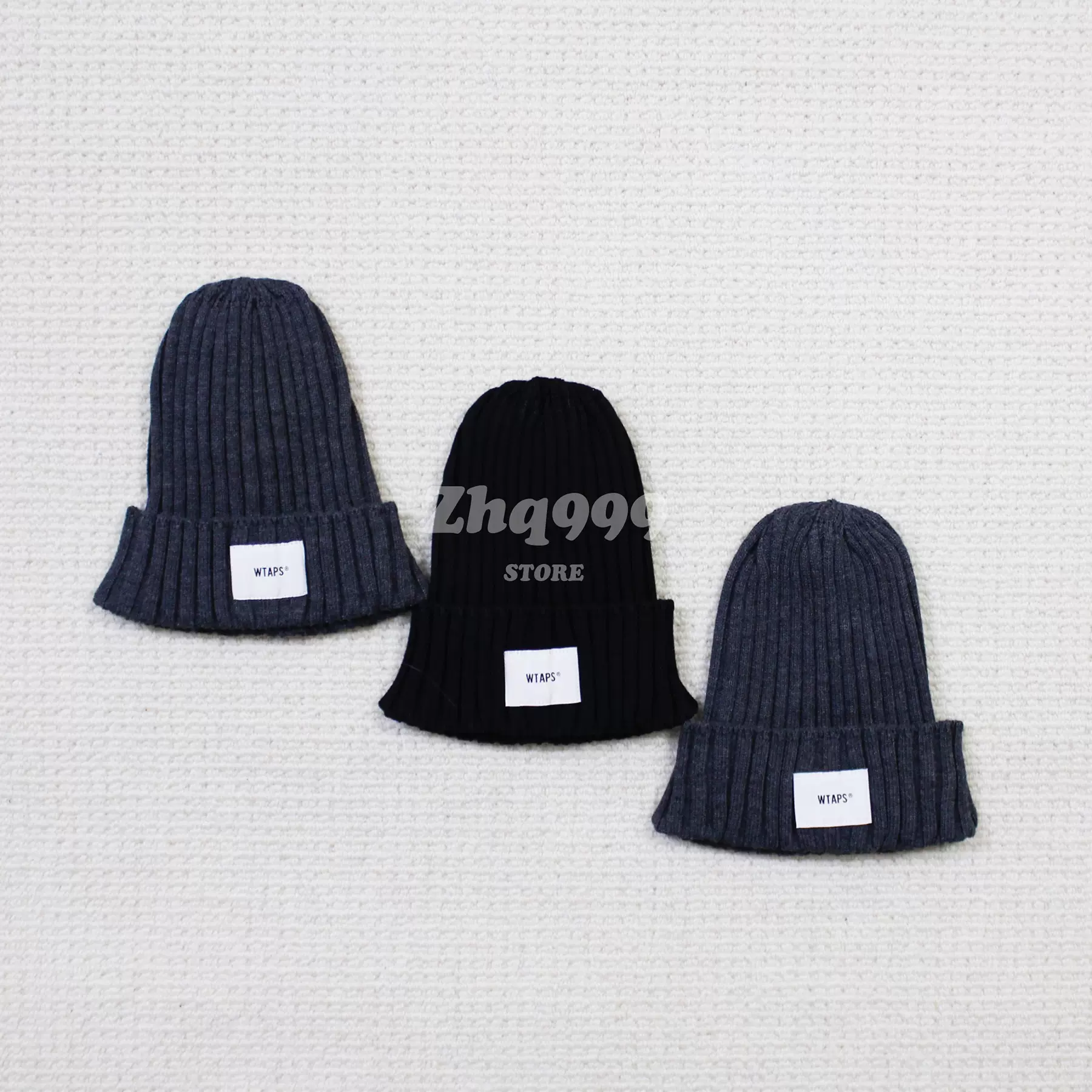 现货WTAPS BEANIE 04/BEANIE.COPO.COOLMAX白标针织冷帽帽子21AW-Taobao