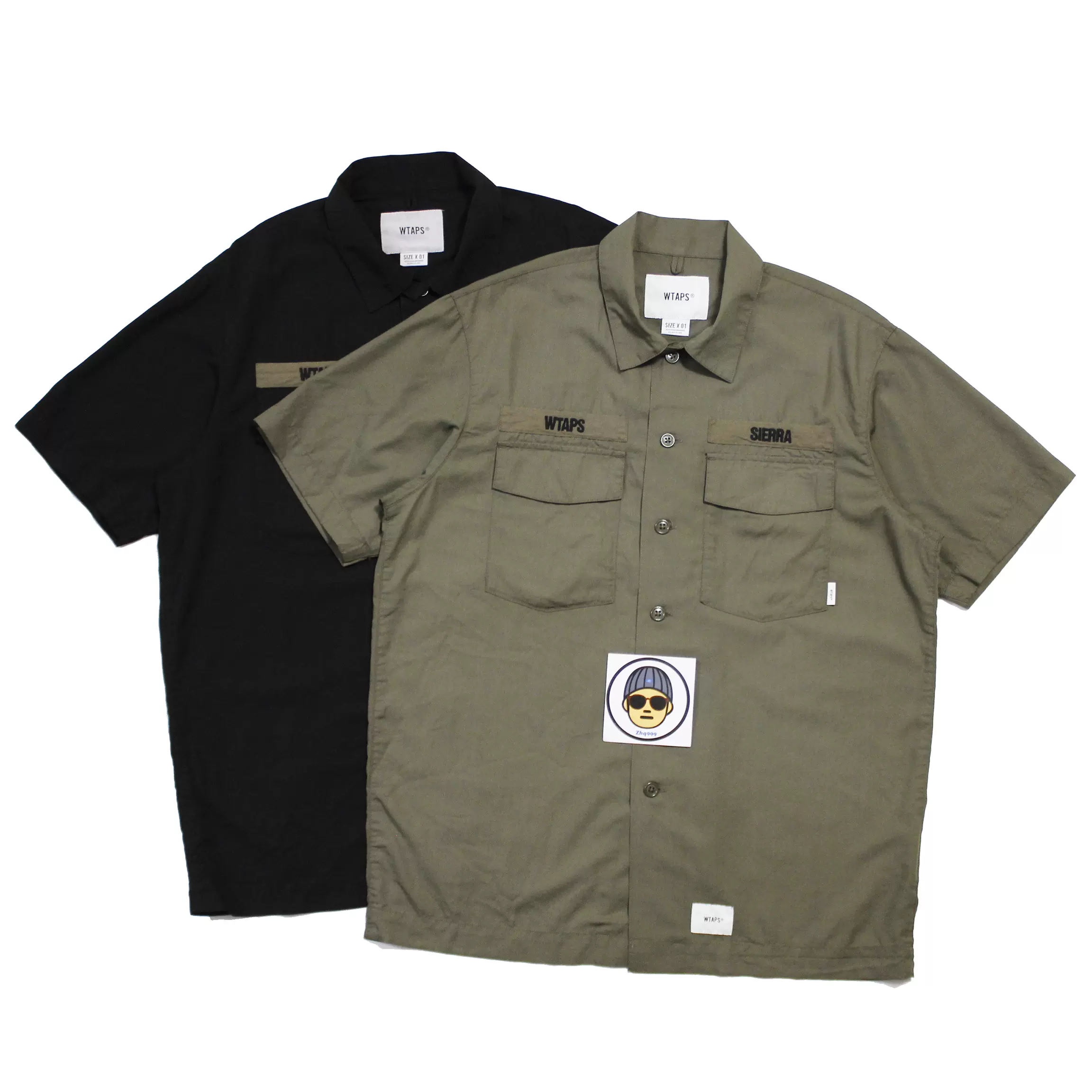 現貨WTAPS BUDS SS/SHIRT RAPO POPLIN兩袋口袋短袖襯衫襯衫20SS - Taobao