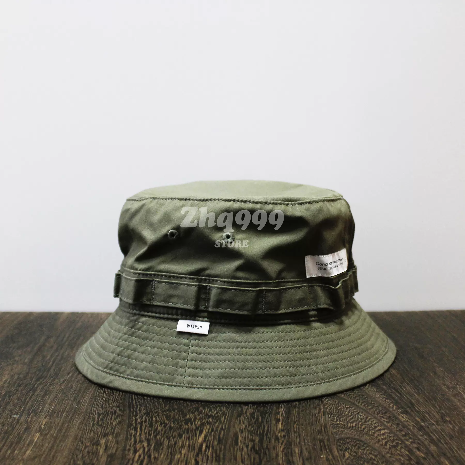 现货WTAPS JUNGLE HAT COTTON.WEATHER军事风户外渔夫帽帽子21SS-Taobao