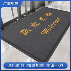 Welcome to the Entrance Mat, Wire Loop Entrance Carpet, Welcome Door Mat, Non-Slip, Waterproof, Commercial Foot Mat for Shops and Hotels