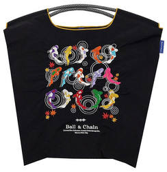 Direct Shipping from Japan Ball Chain25 Koi Fish 301120 Embroidered Eco-Friendly Bag Shopping Bag Shoulder Bag Non-Returnable