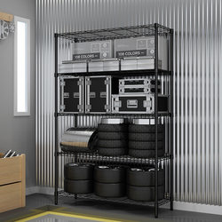 Dormitory Essential Heavy-Duty Shelving Large Rack Warehouse Storage Rack Metal Storage Floor-Standing Balcony Flower Kitchen Vegetable Rack