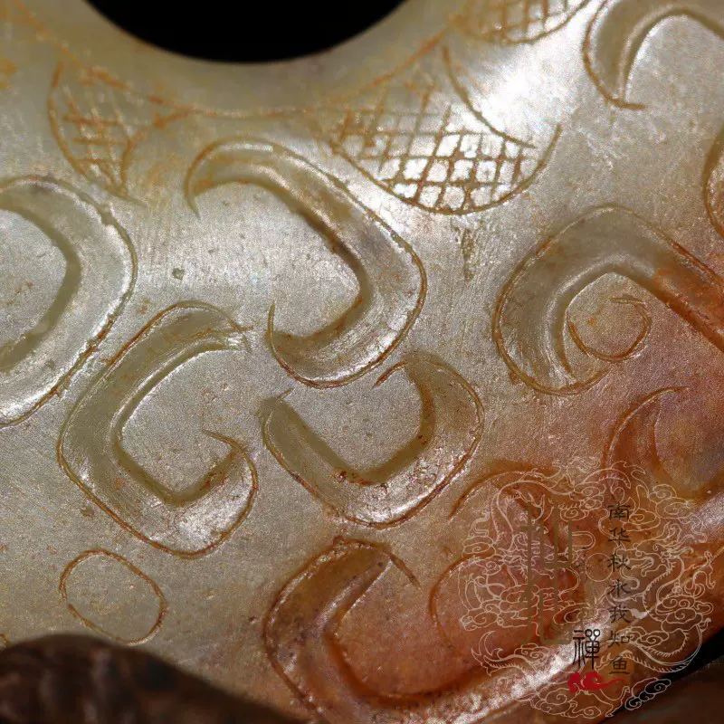 私藏明清中期和田白玉老玉双童子玉佩持荷提油脂白古董