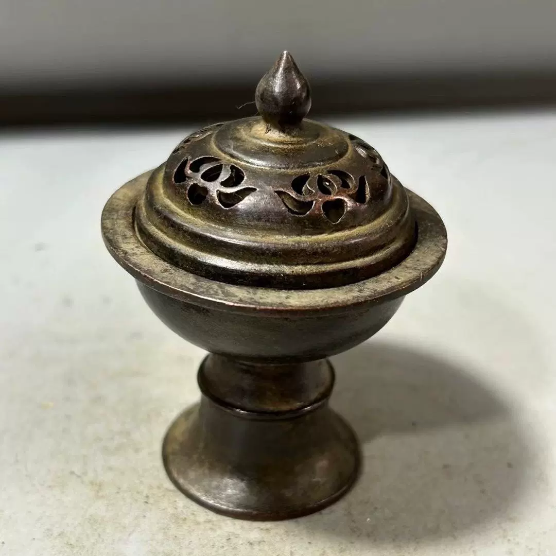 和】古美術収集家買出品 時代古玩 宋胡禄 蓋物 香合 唐物 安南 (2730)