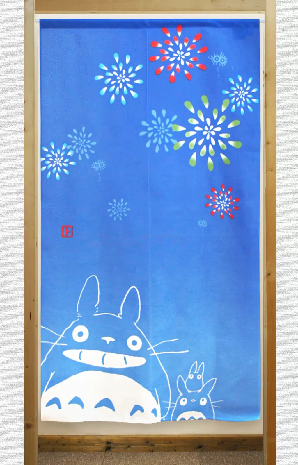 龙猫吉卜力日本制门帘隔断帘壁画卡通儿童房装饰夏 龙猫吉卜力日本制门帘隔断帘壁画卡通儿童房装饰夏