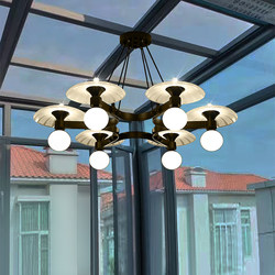Special Pendant Light for Glass Sunrooms, Suitable for Study Rooms and Offices, Light Luxury, All-Copper, Simple, Trendy, Original Ceiling Lighting for Living Rooms