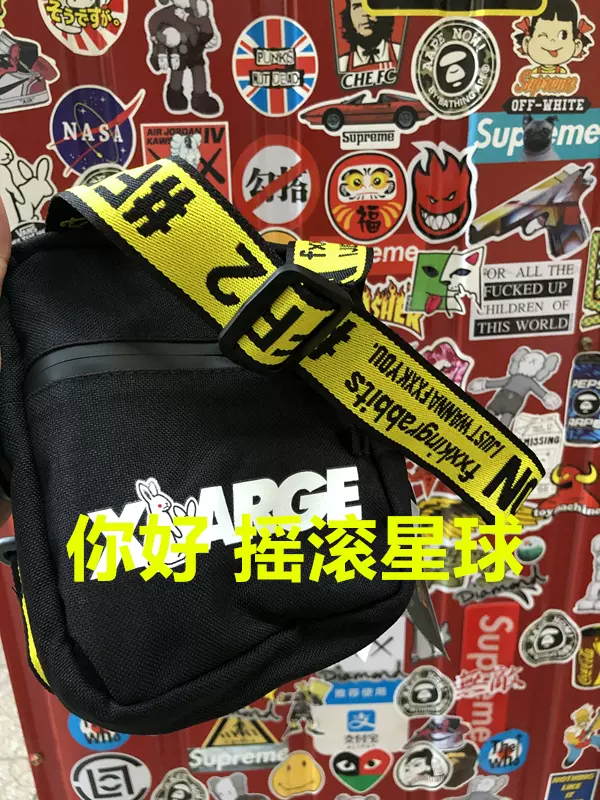 现货fr2 联名XLARGE LOGO Shoulder Bag污兔子单肩斜挎包-Taobao