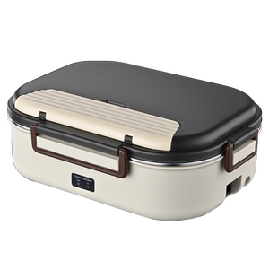 
Car-mounted microwave oven heating lunch box rice cooker pot for office workers and students without water filling plug-in insulation electric cooking pot artifact