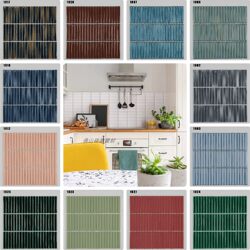 Small Slender Chopsticks Ceramic Mosaic Tile Kiln Turned Background Wall Entrance Restaurant Bar Indoor Bathroom