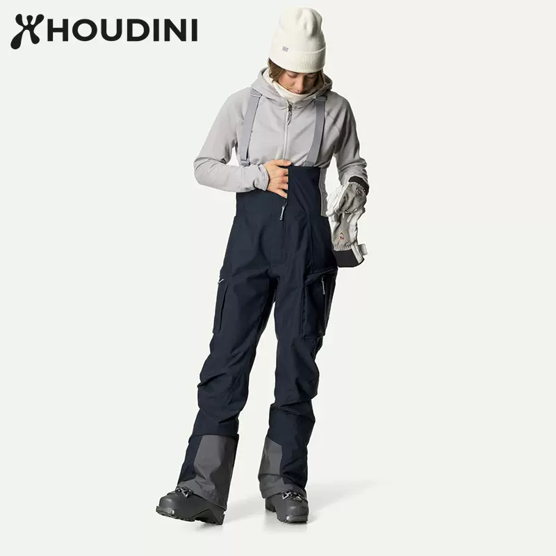 Houdini Rollercoaster Bib Pants 女登山滑雪防水背带软壳冲锋裤-Taobao