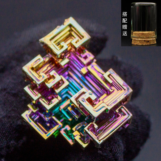 ビスマス結晶標本 - 生の石鉱石コレクション
