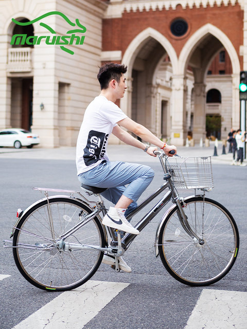 Japanese Maruishi unparalleled bicycle transmission bicycle adult kangaroos internal speed export lightweight aluminum alloy bicycle