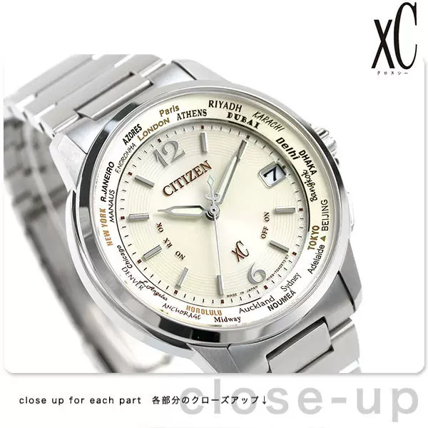 CITIZEN XC系列新款光動能電波情侶限量CB1020-54B/EC1015-53A-Taobao