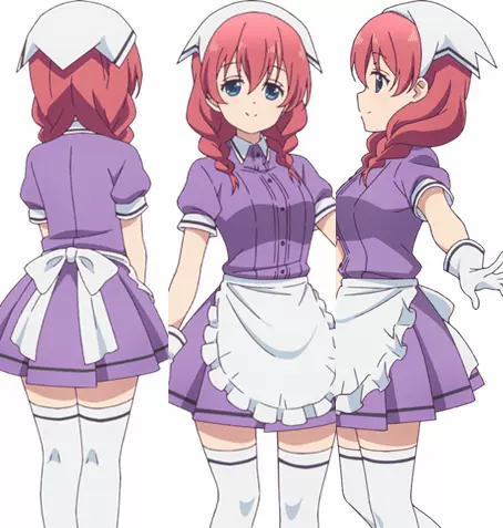 Cosplay假毛cos 调教咖啡厅blend S 天野美雨定做假发