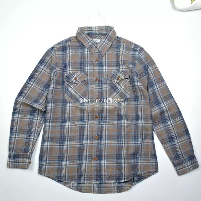 売り販促品 visvim BLACK ELK FLANNEL ネルシャツ size : 2