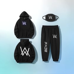 Primary School Student Jiahao's Same Style Combat Outfit Children's Sweatshirt Outerwear Set Battle Top with Fleece Dance Group Pants