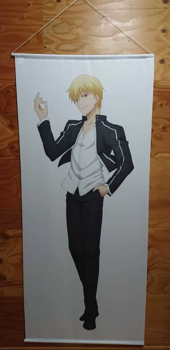 Fate Fsn Ubw展金闪闪吉尔伽美什等身挂画