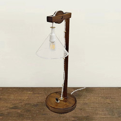 Vintage Japanese-Style Props, Solid Wood Table Lamps, Handmade Crafts, Desktop Nostalgic Photo Props