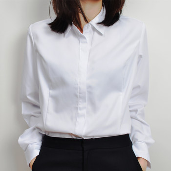 Fat mm white professional shirt long sleeve short sleeves

