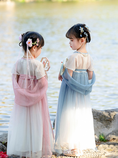open lace back dress 2pc Chinese New Year Dress Outfit, Girl Cheongsam Chinese Dress, Qipao   Yummie Yee