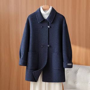 
Korean loose double-sided wool coat for women mid-length 2025 autumn and winter new temperament versatile wool coat