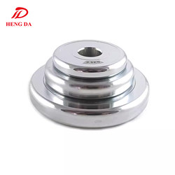 Pure Steel Dumbbell Plates with 2.5cm Holes, Universal Fitness Equipment for Men and Women, Electroplated Barbell Plates, Steel Plates
