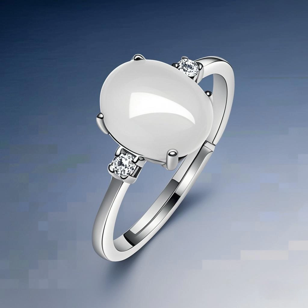 和田玉双圈+戒指（已被预订） 和田玉双圈+戒指（已被预订） 金镶玉和田玉戒指价格