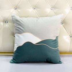 Light Luxury Tech Fabric Pillowcase Sofa Cushion Headboard Office Lumbar Support Nordic Simple European High-End