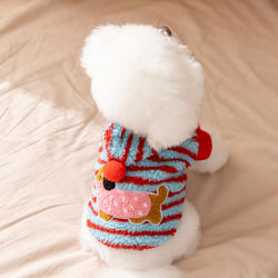 Autumn and Winter Pet Clothes Dachshund Fleece Coat Small Puppies Bichon Teddy Schnauzer Cat Puppy Winter Clothing