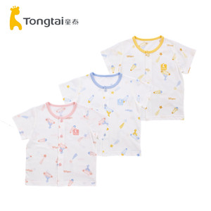 
Tongtai 2026 baby summer thin short-sleeved male and female baby folio T-shirt top summer half-sleeved pure cotton clothes