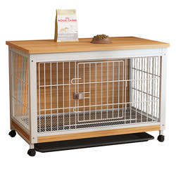 Wooden Dog Cage Villa with One Room, Chicken Coop, Special Run Cage for Teddy Dogs and Golden Retrievers with Toilet, Rabbit Cage