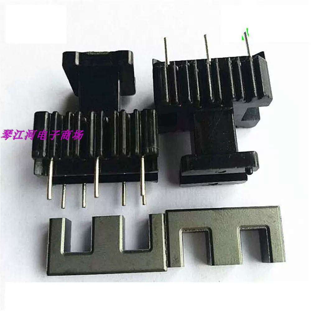 EE22變壓器骨架磁芯Bobbin立式5+5加高擋板