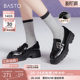 Best 2025 Spring Shopping Mall New British Loafers Women's Thick Sole Single Shoes TFW93AA5