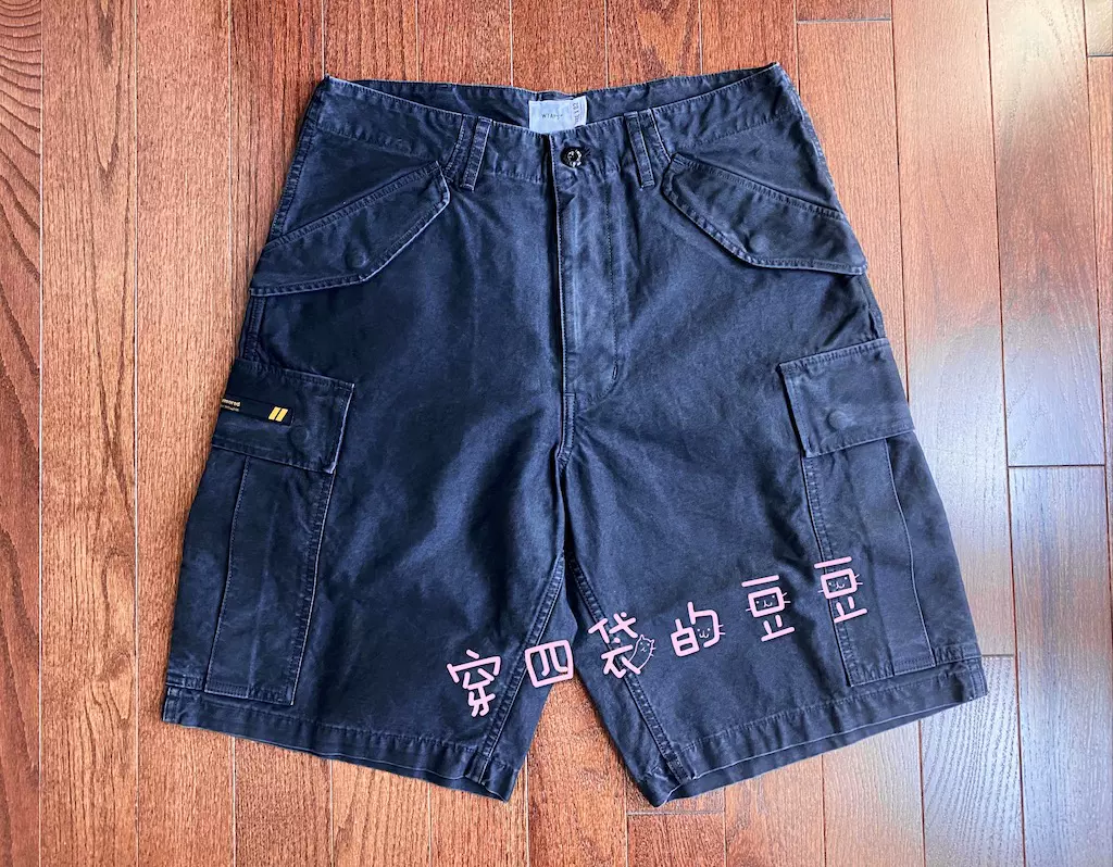 补货现货】WTAPS 20SS CARGO SHORTS 01/COTTON.SATIN 短裤-Taobao