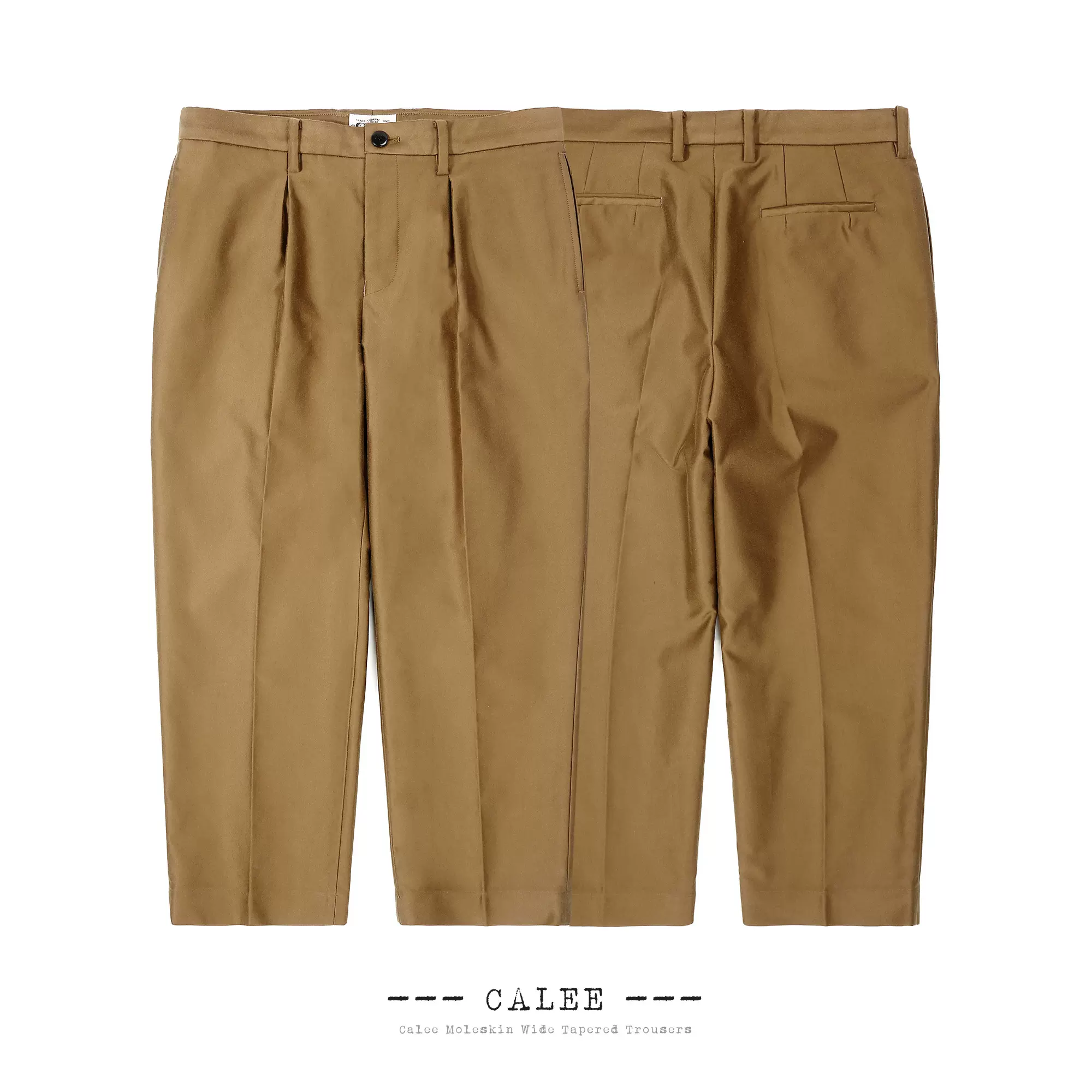 日本CALEE FRENCH WORK SLACKS 重磅MOLESKIN棉织法式休闲裤-Taobao