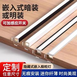 Embedded Led Light Strip Shelf Light Wine Cabinet Wardrobe Shoe Cabinet Display Cabinet Bedside Cabinet Light Human Body Sensor Light Strip