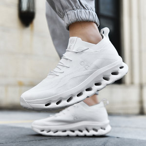 
2025 new men's shoes summer mesh sports casual shoes ultra-light breathable running shoes men's one-foot pedal mesh shoes