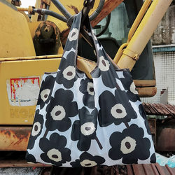 Cartoon Student Carrying School Bag Large-Capacity Eco-Friendly Bag Supermarket Shopping Bag Foldable Portable Lightweight Grocery Bag Storage Bag