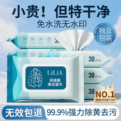 Down Jacket Cleaning Wipes, No Need to Wash, Powerful Stain Removal, Leaves No Marks, Special Wipe for Clothes, Stain Remover, Winter Cleaning Agent