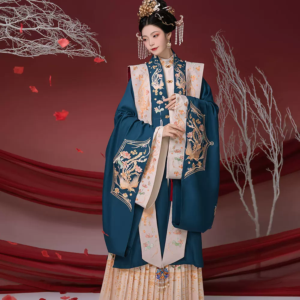 凤台曲原创汉服十二花神（牡丹国色）新品诃子裙大袖衫唐制春季-Taobao 
