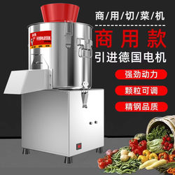 Double-Purpose Vegetable Chopper, Commercial Electric Vegetable Cutter, Farm Vegetable Chopping and Grinding Machine, Multifunctional Granular Vegetable Stuffing Machine