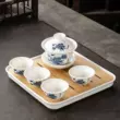 Phong Cách Trung Hoa Nhỏ Kung Fu Bộ Trà Trà Nhà Tiếp Tân Văn Phòng Bộ Ấm Trà Ấm Trà Bát Đơn Giản Bàn Trà ấm trà bát tràng giá rẻ bộ ấm trà 3d Ấm trà - Bộ ấm trà