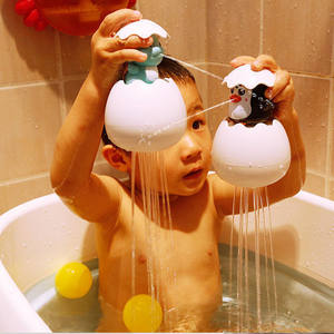 
TikTok Internet celebrity same baby play toys for bathroom water spray dinosaur egg baby shower shower children's toys