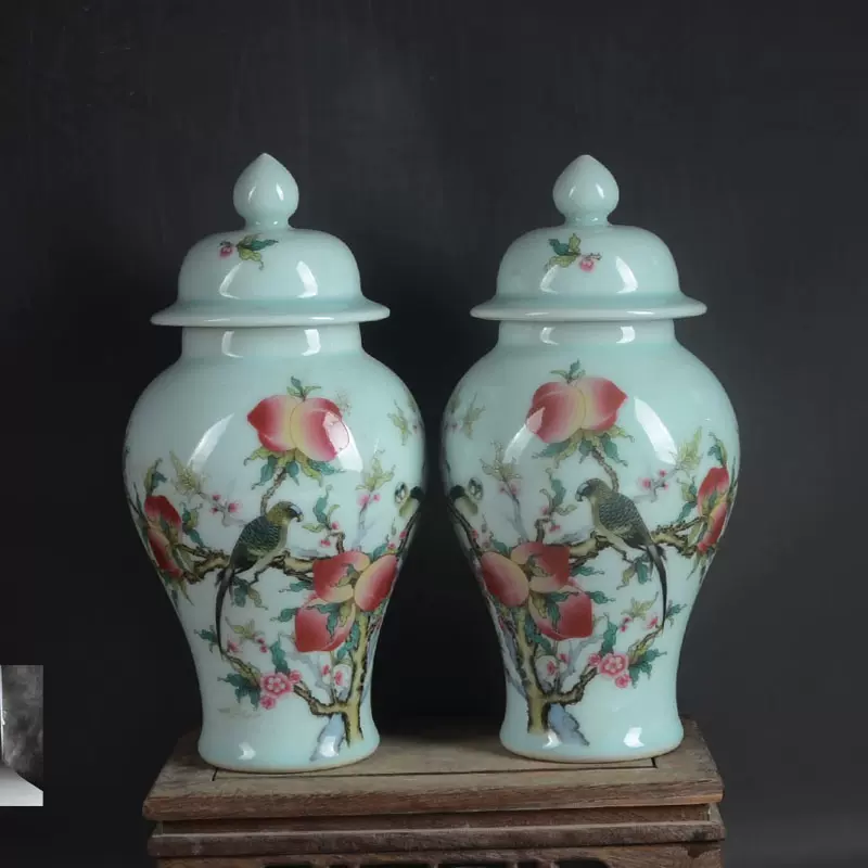 將軍缶，「大清乾隆年製」在铭 【公式通販】