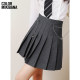 Mikibana college style basic versatile pleated skirt JK high waist short skirt commuter skirt pants skirt J41BK3039
